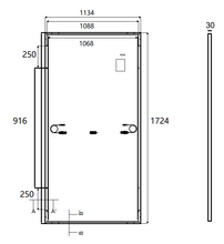 Lade das Bild in den Galerie-Viewer, Abmessungen Solar Fabrik Mono S4